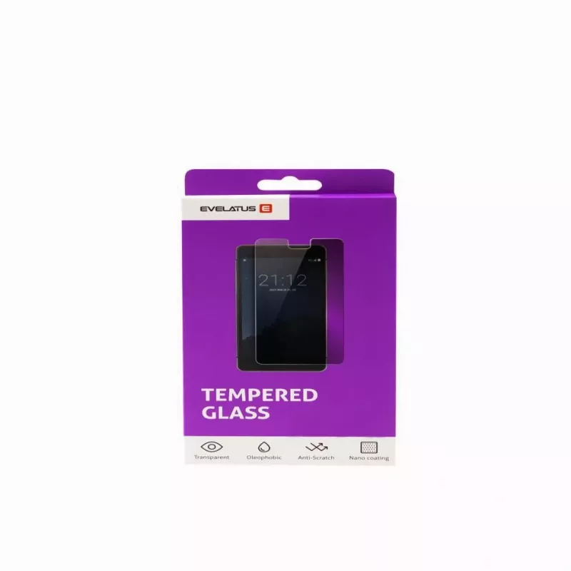EVELATUS Grūdinto stiklo ekrano apsauga, skirta Samsung Galaxy S7 Edge G935, lenktas 3D kraštas, juoda