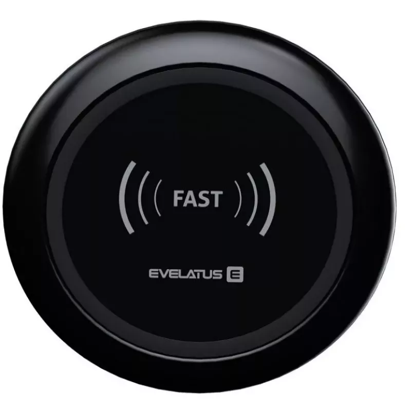 Evelatus Universal EWC01 belaidis įkroviklis juodas