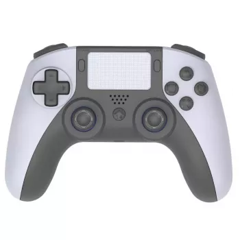 GameBox P5 Analog Wireless Game Controller, skirtas PS5 – PlayStation 5, dviguba vibracija, mikrofonas, jutiklinis, baltas