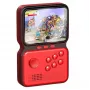 Nešiojama retro žaidimų konsolė GameBox M3 16 bitų su 900 žaidimų, 3 colių HD LCD / TV RCA kabeliu, raudona