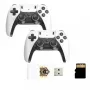 GameBox HY01 64-bit Retro 20K Game 4K HDMI Stick Console / Android Box su 2x belaidžiais valdikliais balta
