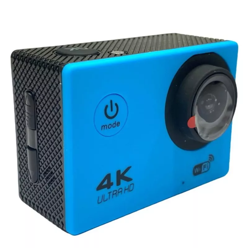 iWear K1 Ultra HD 4K 16Mpix Wi-Fi Sport Camera su 2 colių LCD nuotolinio valdymo pultu ir 8x tvirtinimo rinkiniu