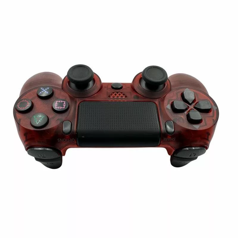 GameBox P4 belaidis vibracijos Bluetooth valdiklis, skirtas PlayStation 4 / PC / TV / TV Box, permatomas
