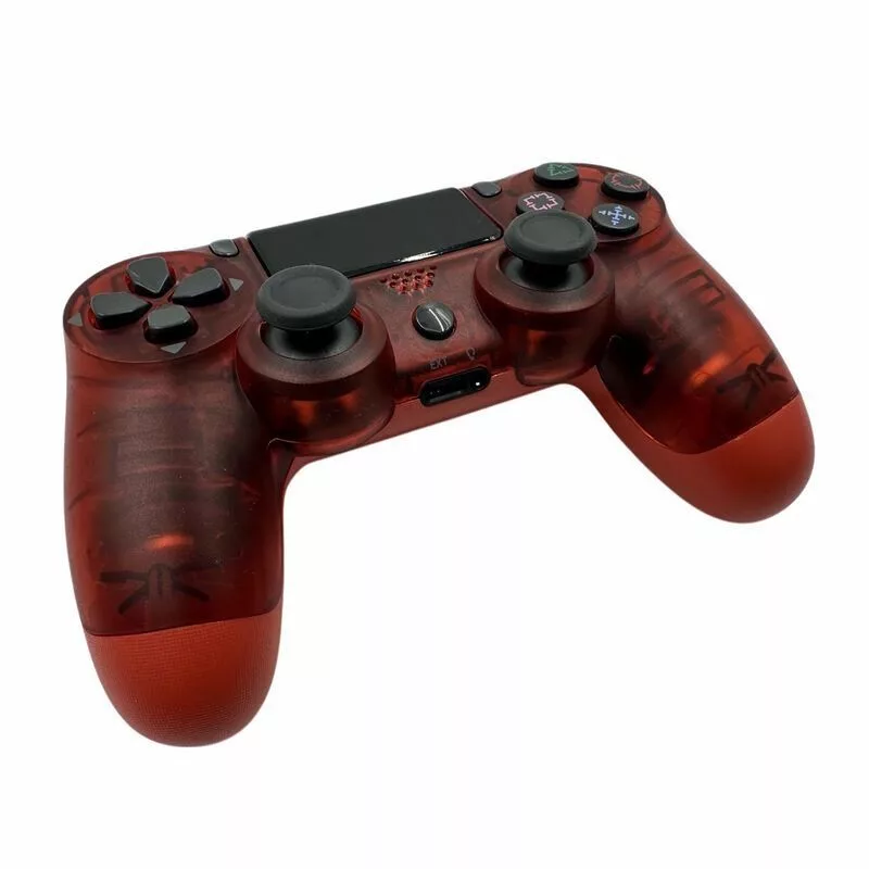 GameBox P4 belaidis vibracijos Bluetooth valdiklis, skirtas PlayStation 4 / PC / TV / TV Box, permatomas