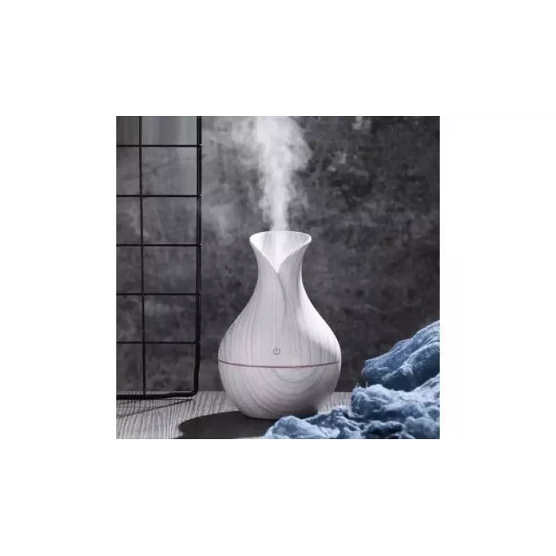 IVY D2 3-in-1 Aromadifuzorius - Drėkintuvas - 1,5W Naktinė Atmosferos USB Lempa 11cm / 300ml Akmens Medis