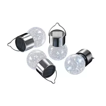 Elight Garden Decor Solar IP65 LED Solo Lantern Hanging Bulb Style (9x6cm) su tamsos jutikliu