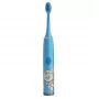 Kiddyz T1 Electric Sonic Toothbrush for Kids 3-12 Years, USB Rechargeable, 2 Brush Heads, Blue