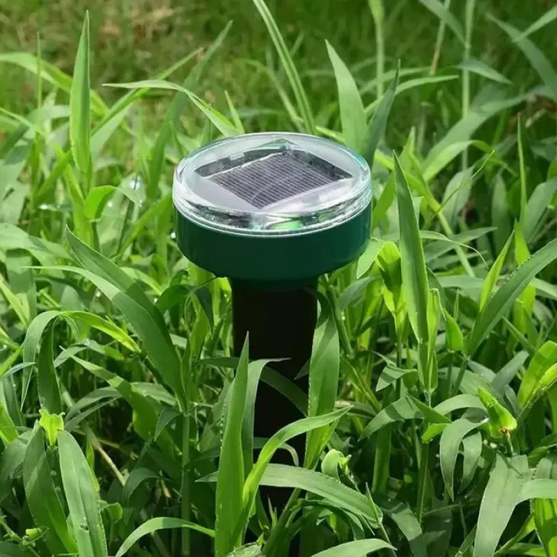 iLike Gardenera Saulės ultragarsinis kurmių ir graužikų atbaidiklis 22,5x6,3 cm, 2 vnt. rinkinys sodui ir vejai