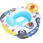 IVY Inflatable Baby Float Seat 62×44×25cm Car Design with Steering Wheel Toddler Water Buoy Multicolor