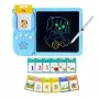 Kiddyz mokymosi planšetė su 112 kalbančių kortelių ir 8,5 colių LCD rašymo planšete, įkraunamas per USB, lavinantis žaislas vaikams nuo 3 iki 8 metų