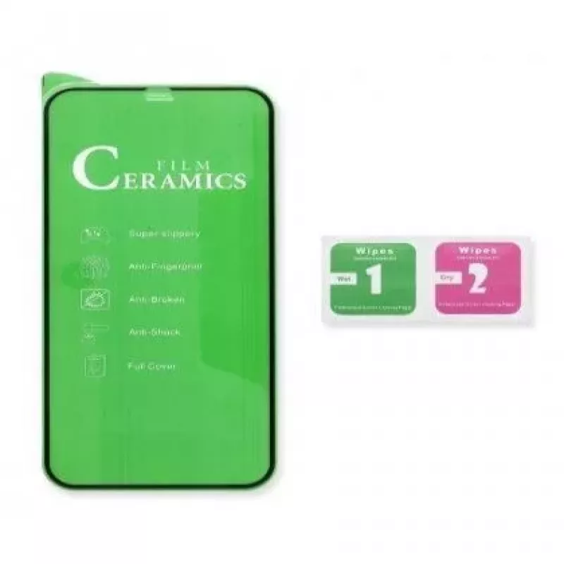TakeMe Hard Ceramic Full Surface Screen Protector Glass, skirtas Apple iPhone 11 Pro Max / iPhone XS Max