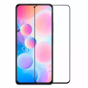 TAKEME Hard Ceramic Full Surface Screen Protector, skirtas Xiaomi Mi 11i / Poco F3 / Redmi K40 - 9H kietumas, skaidrus blizgus, 0,3 mm