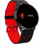 iWear M9 Round Smart & Fit Watch su pilnu lietimu 1.3 colio IPS, medijos valdymu, širdies ritmu, kraujospūdžiu, juoda