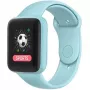 iWear M7 Smart & Fit Watch su pilnu lietimu 1,3 inch IPS, medijos valdymu, širdies ritmu, kraujospūdžiu, šviesiai mėlyna