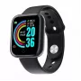 iWear M8 Smart & Fit Watch su pilnu lietimu 1,3 colio IPS, širdies ritmu, kraujospūdžiu, socialinėmis funkcijomis, juoda