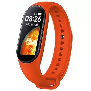 iWear SM7 išmanioji apyrankė 0,96 inch TFT kūno rengybos seklys IP67 su širdies ritmo ir kraujospūdžio matuokliu, miego stebėjimu, socialiniais pranešimais, raudona