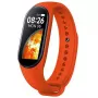 iWear SM7 išmanioji apyrankė 0,96 inch TFT kūno rengybos seklys IP67 su širdies ritmo ir kraujospūdžio matuokliu, miego stebėjimu, socialiniais pranešimais, raudona