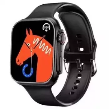 iWear WS78 Plus 2.0 colio begalinis ekranas Aliuminio-Ceramikos Dvigubas BT Skambučiai Išmanusis Laikrodis Širdies Ritmo Monitorius Juodas