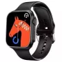 iWear WS78 Plus 2.0 colio begalinis ekranas Aliuminio-Ceramikos Dvigubas BT Skambučiai Išmanusis Laikrodis Širdies Ritmo Monitorius Juodas