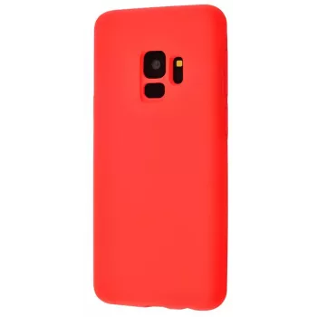 Evelatus Samsung Galaxy S9 Premium Soft Touch Silicone Case Red