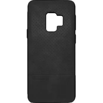 Evelatus Samsung Galaxy S9 TPU dėklas su metaline plokštele magnetiniam laikikliui automobilyje, juodas