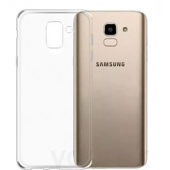 Evelatus Samsung Galaxy J6 Plus skaidrus silikoninis dėklas 1,5 mm TPU permatomas