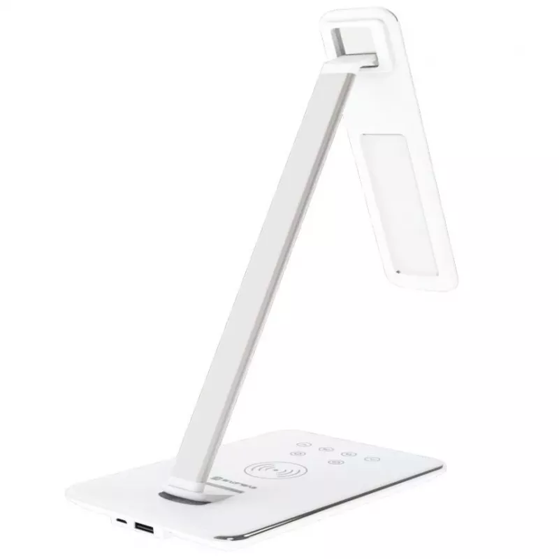 Evelatus universali LED lempa su belaidžio įkrovimo funkcija ELW01 balta
