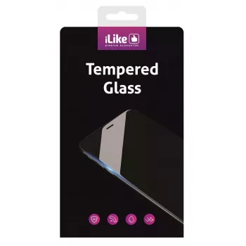 iLike 3D lenktas grūdinto stiklo ekrano apsauginis stikliukas, skirtas Apple iPhone 7 / iPhone 8 - baltas