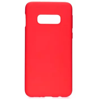 Evelatus Samsung Galaxy S10e Premium Soft Touch Silicone Case Red
