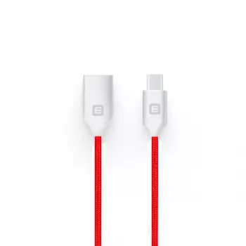 Evelatus Micro-USB laidas EDC04 raudonas 1m