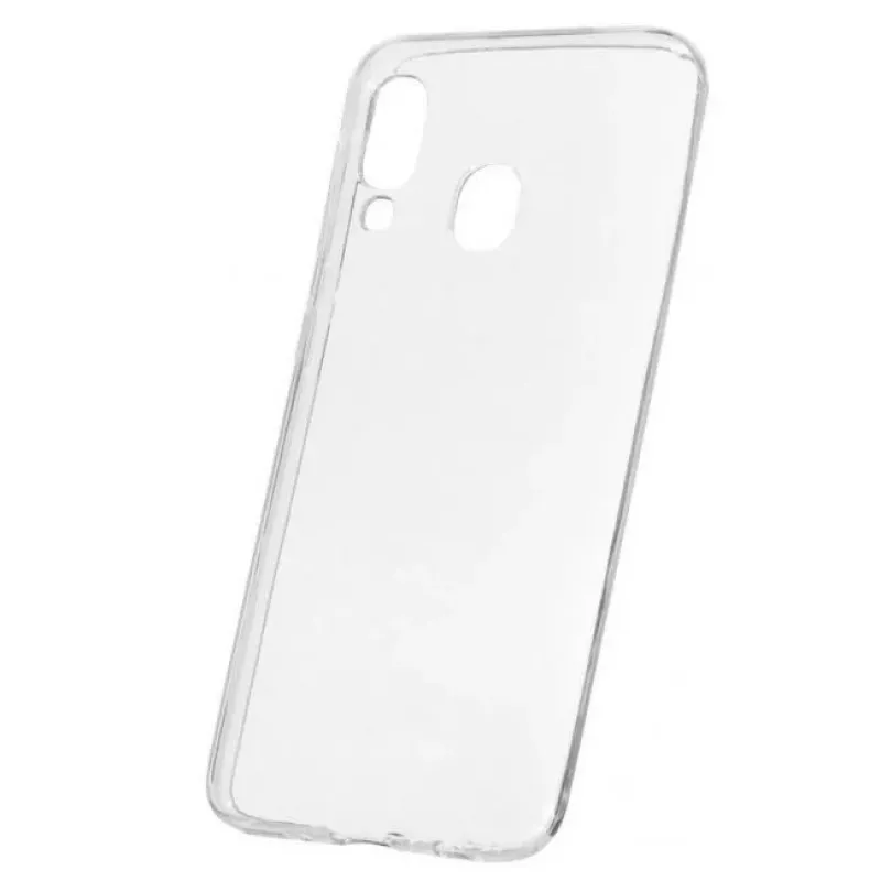 Evelatus Samsung Galaxy A40 Silicone Case Transparent