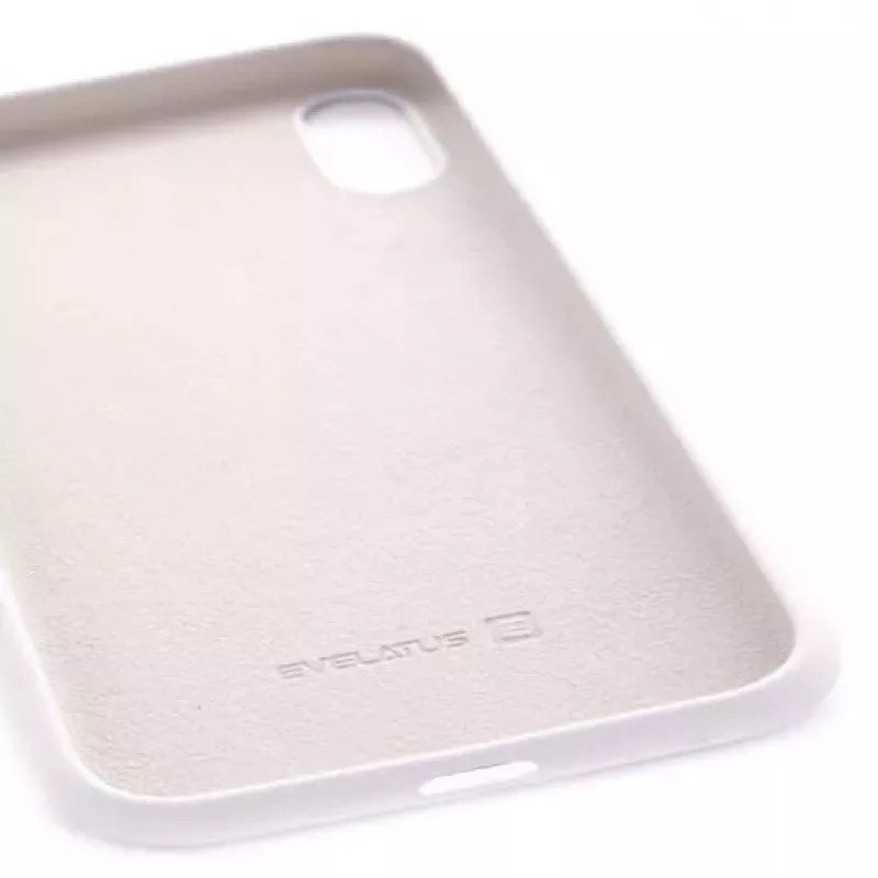 Evelatus Apple iPhone Xs Premium Soft Touch Silicone Case Stone