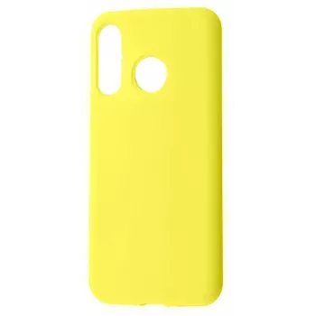 Evelatus Huawei P30 Lite Premium Soft Touch Silicone Case Light Yellow