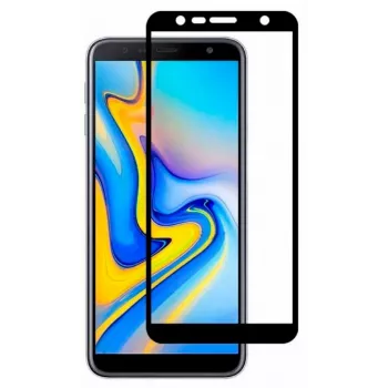 Evelatus Samsung Galaxy J6+ 2.5D Full Cover Tempered Glass Screen Protector su japoniškais klijais ir antistatiniu sluoksniu