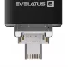 Evelatus USB Flash 4in1 64GB EFD03 (USB, Micro, Type C ir iPhone) Juoda