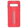 Evelatus Samsung Galaxy S10 Dazzel Red Back Cover - TPU & PC Shock-Absorbing Case with Glitter Effect