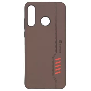 Evelatus Huawei P30 Lite Shooter Brown Wallet Case