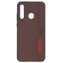 Evelatus Huawei P Smart 2019 Shooter Brown Wallet Flip Case