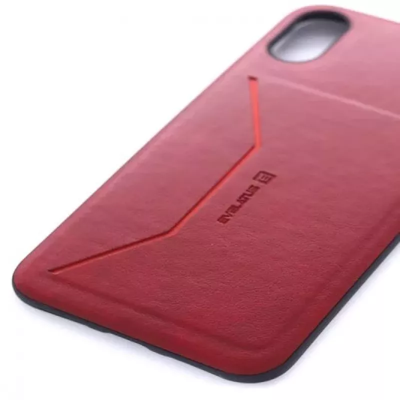 Evelatus Apple iPhone X Nobel Red Liquid Silicone Back Cover