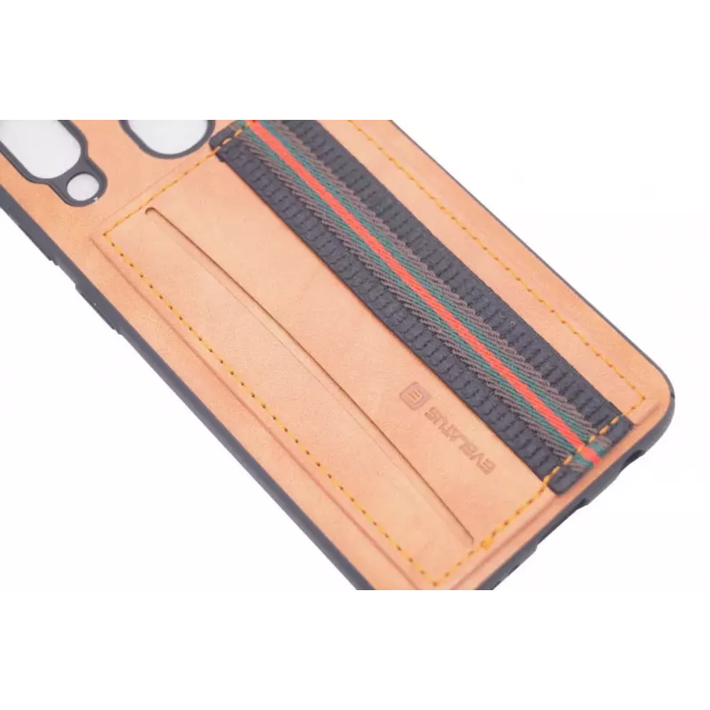 Evelatus Samsung Galaxy A40 Cubit Plastic Brown Back Cover