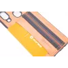 Evelatus Samsung Galaxy A40 Cubit Plastic Brown Back Cover