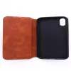 Evelatus Apple iPhone X / XS Cissais Brown Leather Back Cover