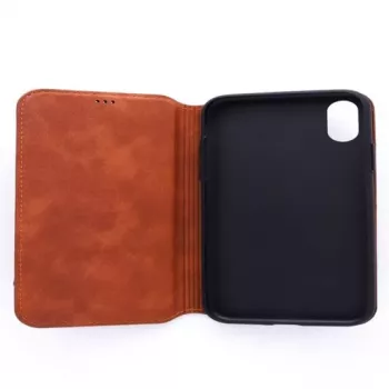 Evelatus Apple iPhone X / XS Cissais Brown Leather Back Cover