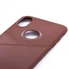 Evelatus Apple iPhone X Phanton Brown Wallet Case