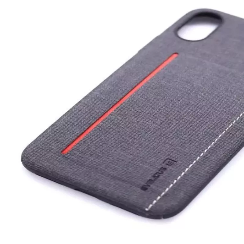 Evelatus Liquid Silicone Back Cover, skirta Apple iPhone X / XS - juoda