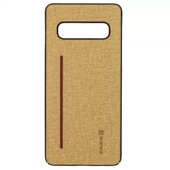 Evelatus Samsung Galaxy S10 Silikoninis Dėklas Geltonas