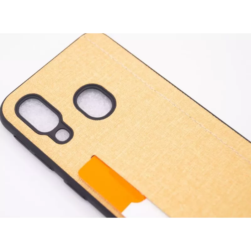 Evelatus Silicone Case for Samsung Galaxy A40 - Geltona