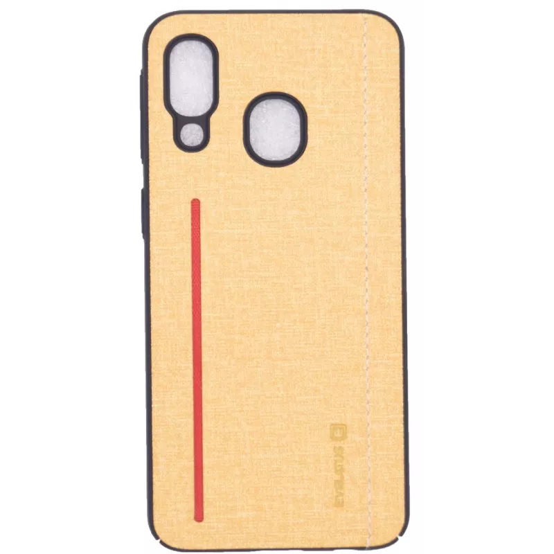 Evelatus Silicone Case for Samsung Galaxy A40 - Geltona