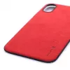 Evelatus Apple iPhone X Velvet Red Back Cover