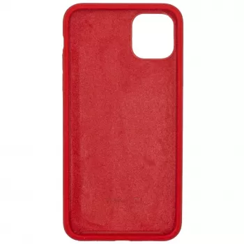 Evelatus Apple iPhone 11 Pro Max Premium Soft Touch Silicone Case Red
